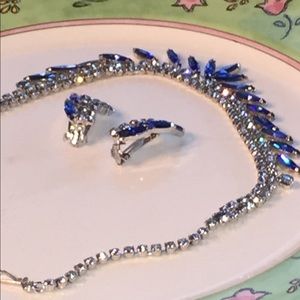 Austrian Marquis Crystal Demi Parure VTG Choker